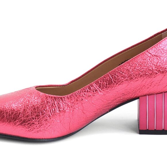 Fluevog Effortless family "Bebe" in metallic pink, size 7 - Picture 12 of 14